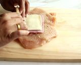 รูปขั้นตอนการทำที่ 3 ของ ไก่กอดองเบลอ Chicken Cordon Bleu