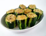 Foto del paso 9 de la receta Calabacines rellenos de arroz y jamón