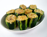 Foto del paso 9 de la receta: Calabacines rellenos de arroz y jamón