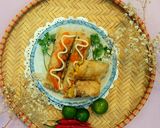 Hình bước làm 5 của món Cơm nguội cuốn