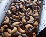Foto langkah ke 8 dari resep Fudgy Brownies Topping Mente.