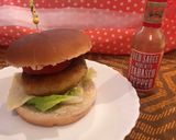 A picture of step 10 of Chicken Burger.
