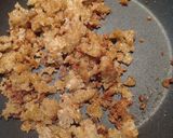 Foto del passaggio 5 della ricetta Vellutata di topinambur e latte di cocco, crumble alle acciughe
