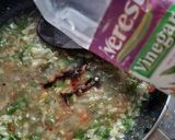 A picture of step 1 of Hot and Sour Soup.