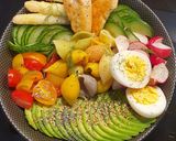 Une image de l'étape 7 de Buddha Bowl aux Pâtes colorées et Poulet.