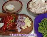 Foto langkah ke 2 dari resep Oseng tahu kacang panjang saus sambal.