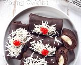 Foto langkah ke 9 dari resep (1.22) Dadar Gulung Pisang Coklat.