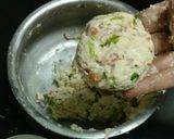 A picture of step 6 of Dahi ke kheel ke kababs.