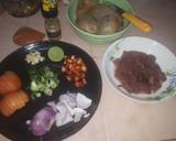 Kibda (Egyptian liver sauce) and French fries