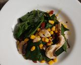 Foto del paso 4 de la receta: Ensalada de espinacas y tocino