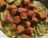A picture of step 7 of Lentil Fritters in mix veg curry.