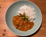 Foto del paso 8 de la receta Curry thai rojo con pollo y verduras