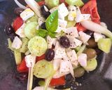 Foto del paso 1 de la receta: Ensalada griega con alficoz