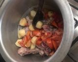 A picture of step 2 of Chicken akhni pulao.