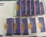 Foto langkah ke 9 dari resep Talam Lapis Pisang Ubi Ungu.