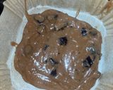 A picture of step 4 of Milo Chocolate Chip Cookie Cake (Salted Butter Version).