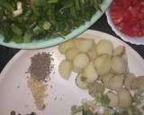 Spring onion sabzi recipe step 1 photo