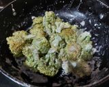 A picture of step 2 of Broccoli Manchurian 🥦.