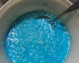 Foto langkah ke 5 dari resep Ketan Susu Biru Keju.