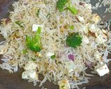 A picture of step 4 of Broccoli Paneer Pulav.