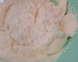 Gyümölcsös-tejszínes-mascarpone krémes torta, születésnap recept fázis 6 fotója