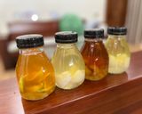 Hình bước làm 1 của món Trà xoài bá tước