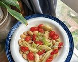 Hình bước làm 3 của món Củ Hồi Nướng Kèm Cà Chua Cherry và Đậu Bơ (Món Chay)