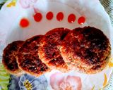 A picture of step 5 of Potato cornflakes tikki.