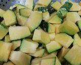 A picture of step 1 of Pumpkin halwa.