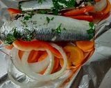 Foto del paso 4 de la receta: Sardinas en papillote con salsa de queso crema