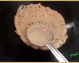 A picture of step 3 of Rice Chilla.