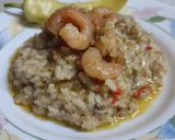Foto del paso 6 de la receta: Risotto de champiñones y pimentón rojo