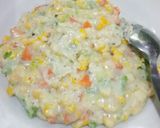 Foto langkah ke 4 dari resep Frozen Vegie Ragout Bread, Roti isi Ragut Sayur.