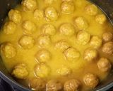 A picture of step 5 of Meatballs in Onion Sauce.