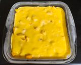 A picture of step 3 of Arabian Mango Bread Pudding.
