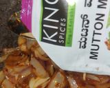 A picture of step 1 of Simple onion fry with mutton masala powder.