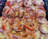 Pas rețetă Pizza pe pat de pâine 2 fotografie