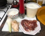 Foto del paso 1 de la receta: Croquetas mixtas de pollo y jamón