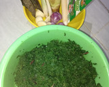 Foto langkah ke 1 dari resep Sayur daun ubi tumbuk (khas Medan).