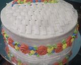 A picture of step 7 of Red Velvet Cheese Cake.