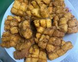 Hình bước làm 3 của món Cá chiên hoa cúc ngũ vị hương