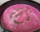 A picture of step 7 of Milk - Based Calcium Rich Beetroot Soup, Indian Style.