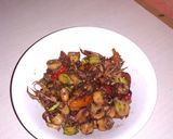 Foto langkah ke 7 dari resep Cumi Pete Lada Hitam.