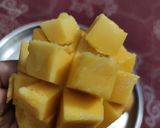A picture of step 1 of Mango pudding.