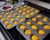 A picture of step 4 of Bacon Cheeseburger Bites.