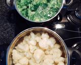 Foto del paso 1 de la receta: Salteado de brocoli y coliflor