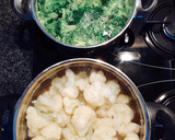Foto del paso 1 de la receta: Salteado de brocoli y coliflor