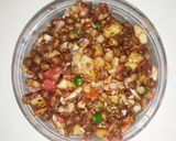 A picture of step 1 of Chatpta chana.