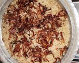 A picture of step 3 of Deghi pulao😋😋.