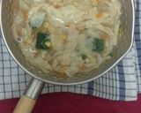 Foto langkah ke 4 dari resep Sup Jagung Kembang Tahu.